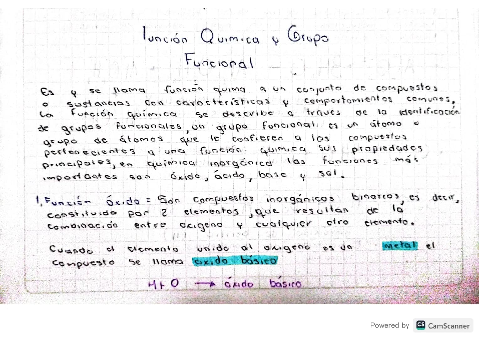 # Función Quimica y Grupo

## Funcional

Es y se llama función quima a un conjunto de compuestos
。 sustancias con características y comporta