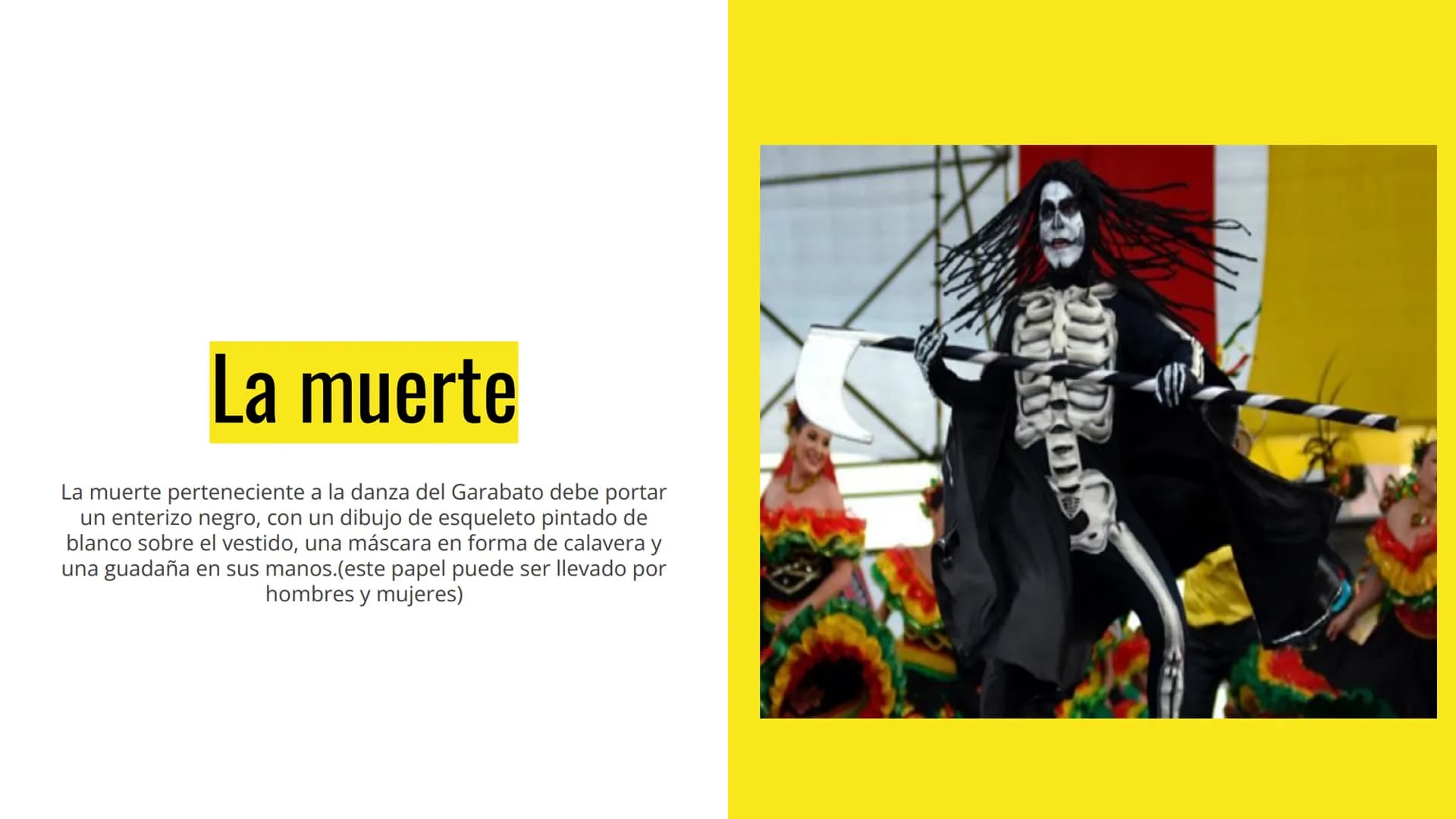 # Danza del
# Garabato # Historia

La Danza del Garabato es una danza popular proveniente de Ciénaga durante la segunda
mitad del siglo XIX,