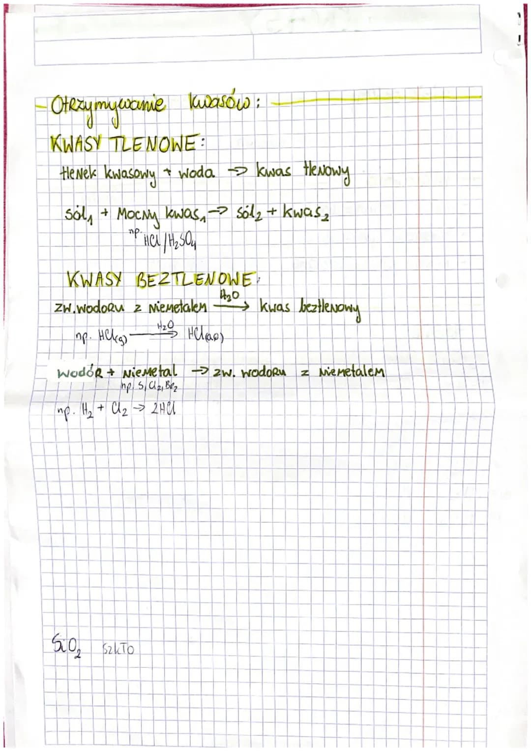 # Tlenki

- Wzory ogólne
$E_2 O_n$
$EO_{\frac{n}{2}}$

- Przykłady tlenków

tlenki metali:
- Na₂O-tl. sodu
- CaO - tl. wapnia
- Fe₂O₃-tl. że