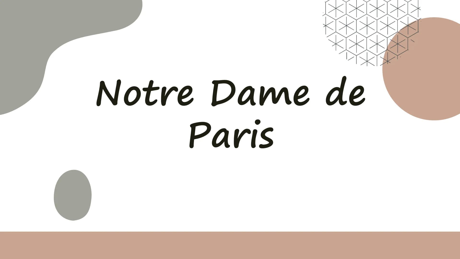 # Notre Dame de
Paris # Fakten

- Wurde von Maurice DE Sully und Ludwig II. Gebaut
- Die Notre Dame ist eine Kathedrale im Herzen von Paris
