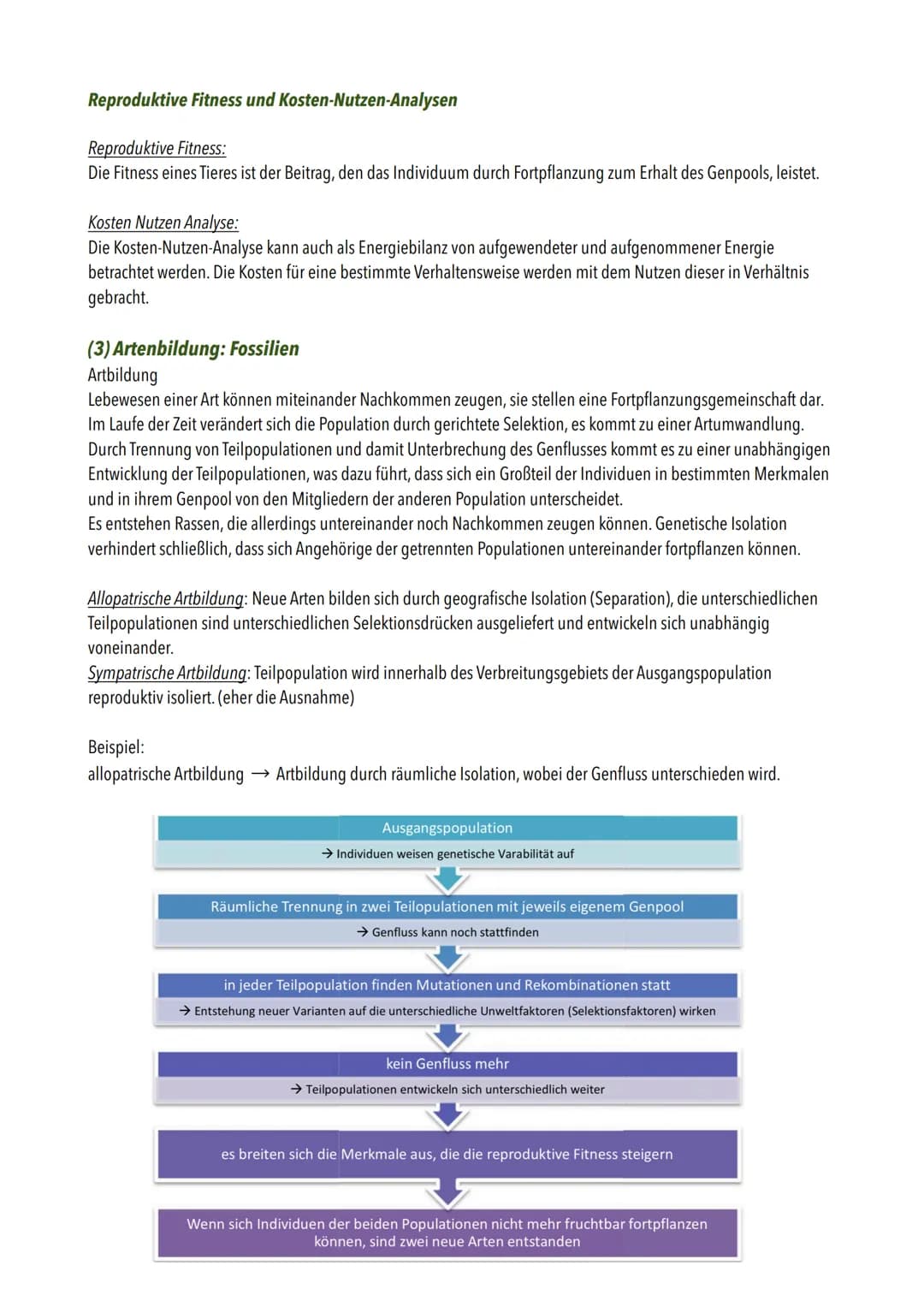 ## Evolution
Die wichtigsten Begriffe:

| Begriff              | Definition                                                                 