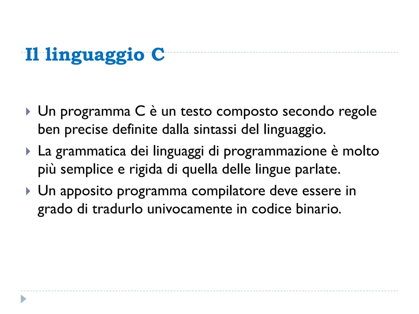 # Struttura di un programma

in Linguaggio C

3^G # Il linguaggio C

*   Il linguaggio C nasce per merito di Dennis Ritchie nel
1972
*   Lo 