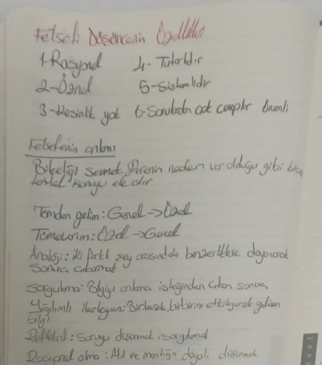 Fetsel: Duşüncenin gellet

1- Rasynd 4- Tutorkdic

2-0and 5-Sistemlidir

3-Kesintik yok 6- Sorukada cot couper Bnanli

Felsefenin anlamı

Bi