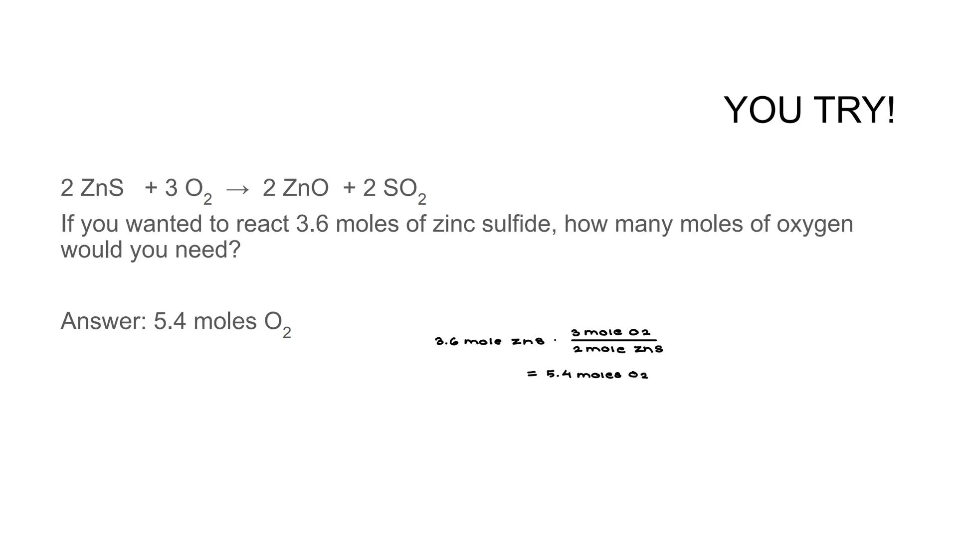 STOICHIOMETRY # STOICHIOMETRY

• So in order to determine the mass amounts of the
products/reactants in a reaction we will need stoichiometr