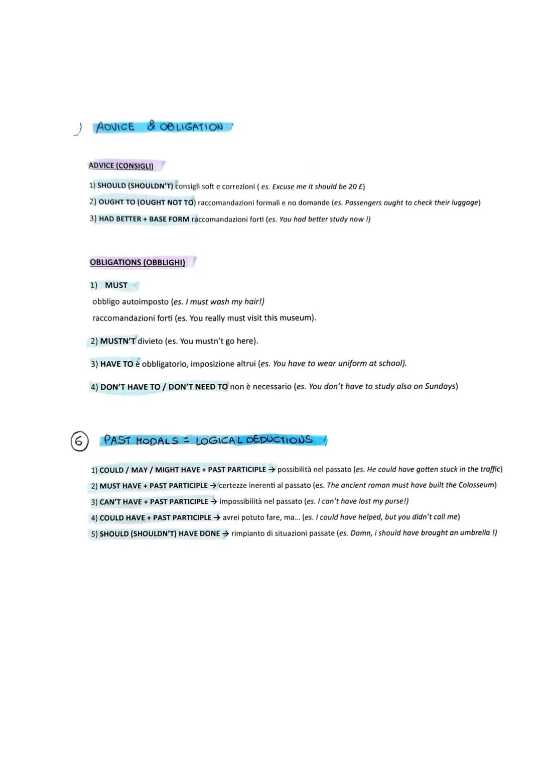 # GRAMMATICA INGLESE LIVELLO B2

① PAST TENSES

- PAST SIMPLE

  - AZIONI CONCLUSE NEL PASSATO

  - CON LAST/AGOI YESTERDAY OPPURE DATE PREC