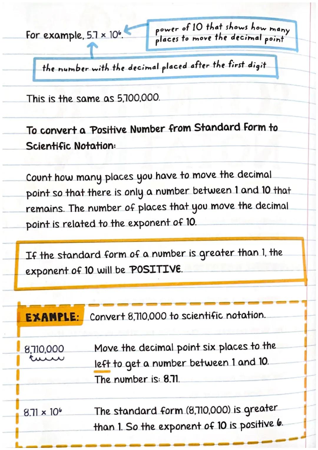 # SCIENTIFIC

NOTATION

We usually write numbers in STANDARD NOTATION,
like 5,700,000 or 0.0000684.

SCIENTIFIC NOTATION is a shortened way 