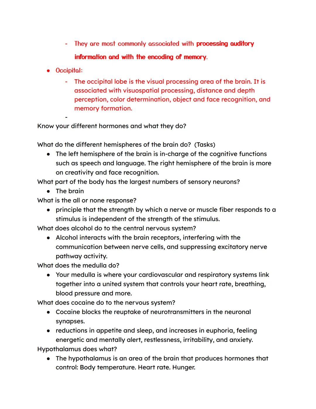 TEST REVIEW FOR BIOLOGICAL UNIT III OF TEXTBOOK

Define Aphasia - which part of the brain may be damaged by this
- loss of ability to unders