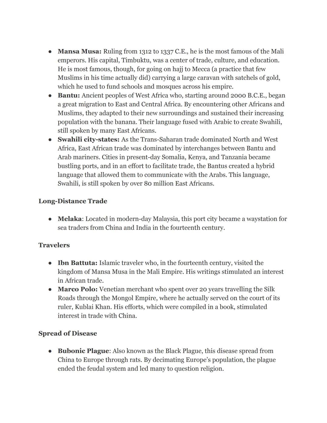 # AP World History Notes: Period 3 (600 to 1450 C.E.)

Love these notes? Check out Kaplan's AP World History Prep Plus Book on
Amazon.

## 6