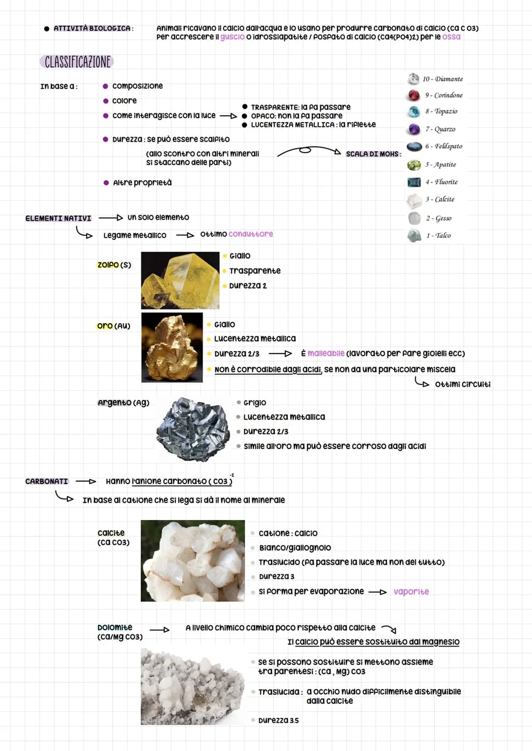 # I minerali

I minerali sono dei corpi inorganici che hanno una composizione chimica definita o variabile entro un certo limite
Gli atomi s