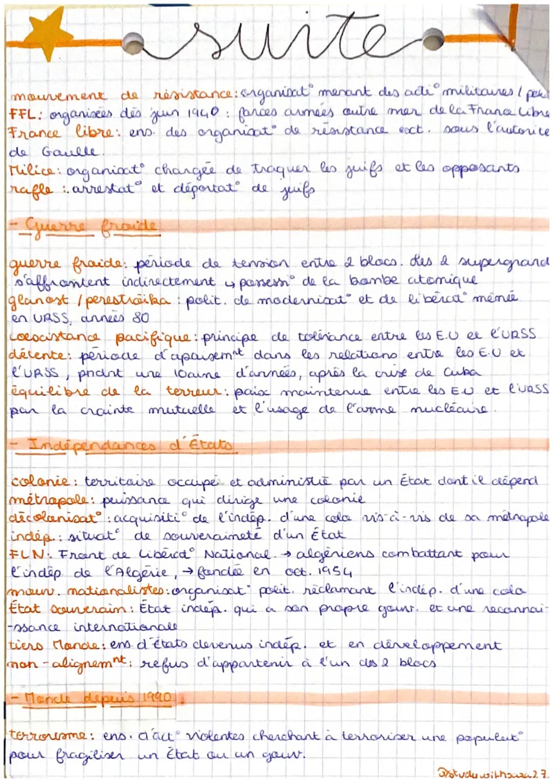 pt.1

# brevet

# histoire

I guerre mondiala

Définitions =

guerre totale: conflit mobilisant la tocalité des forces
militaires, économiqu