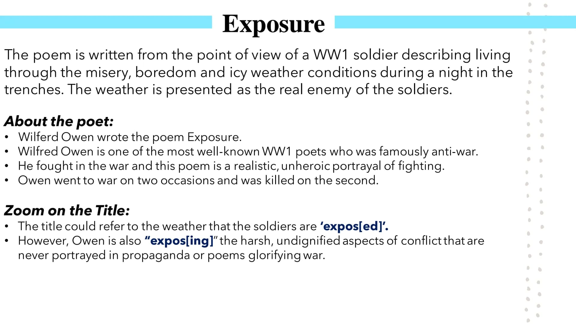 # Power and Conflict

Poetry GCSEs # Ozymandias

Percy Bysshe Shelley's Ozymandias describes the narrator's meeting with a traveller from a 