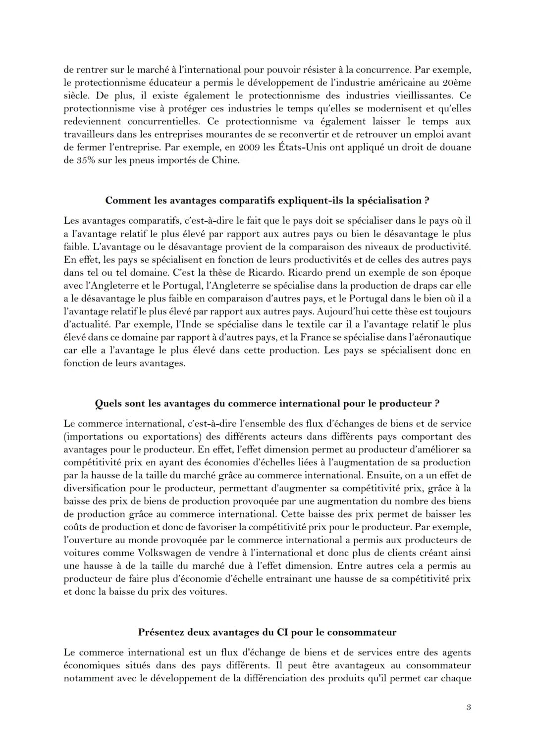 # EC1-COMMERCE INTERNATIONAL

Présentez le concept de différenciation.

Pour parler ainsi de différenciation, il faut tout d'abord un échang