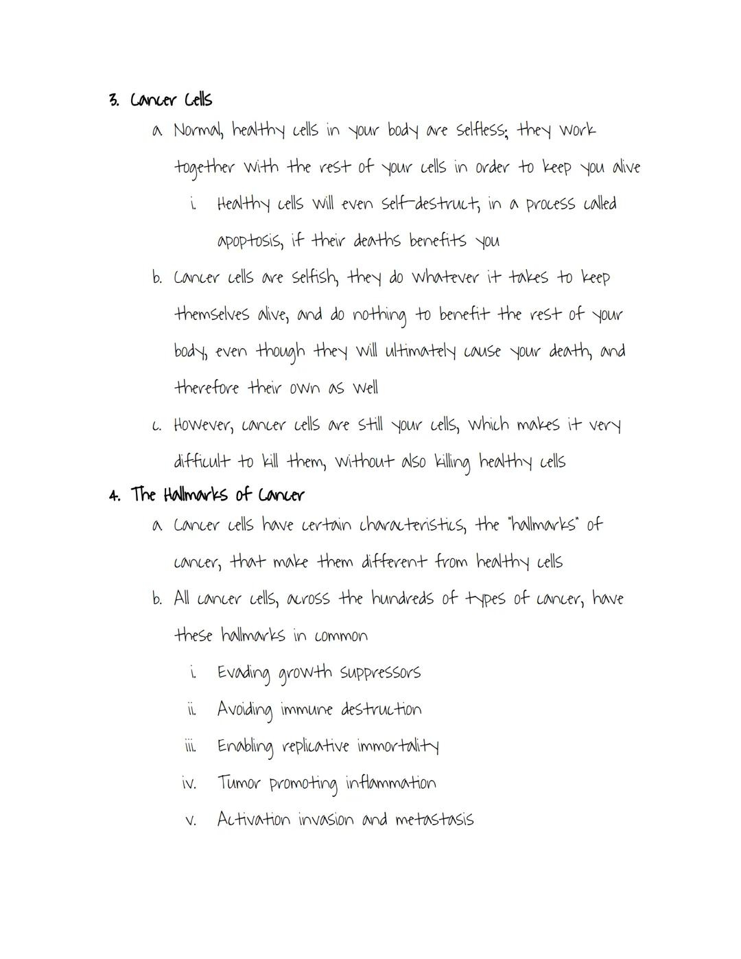 Cancer Notes

I Cancer In The U.S today

a The Reality of Cancer

i. Cancer is the second leading cause of death in the U.S.

ii. 1,762,450 