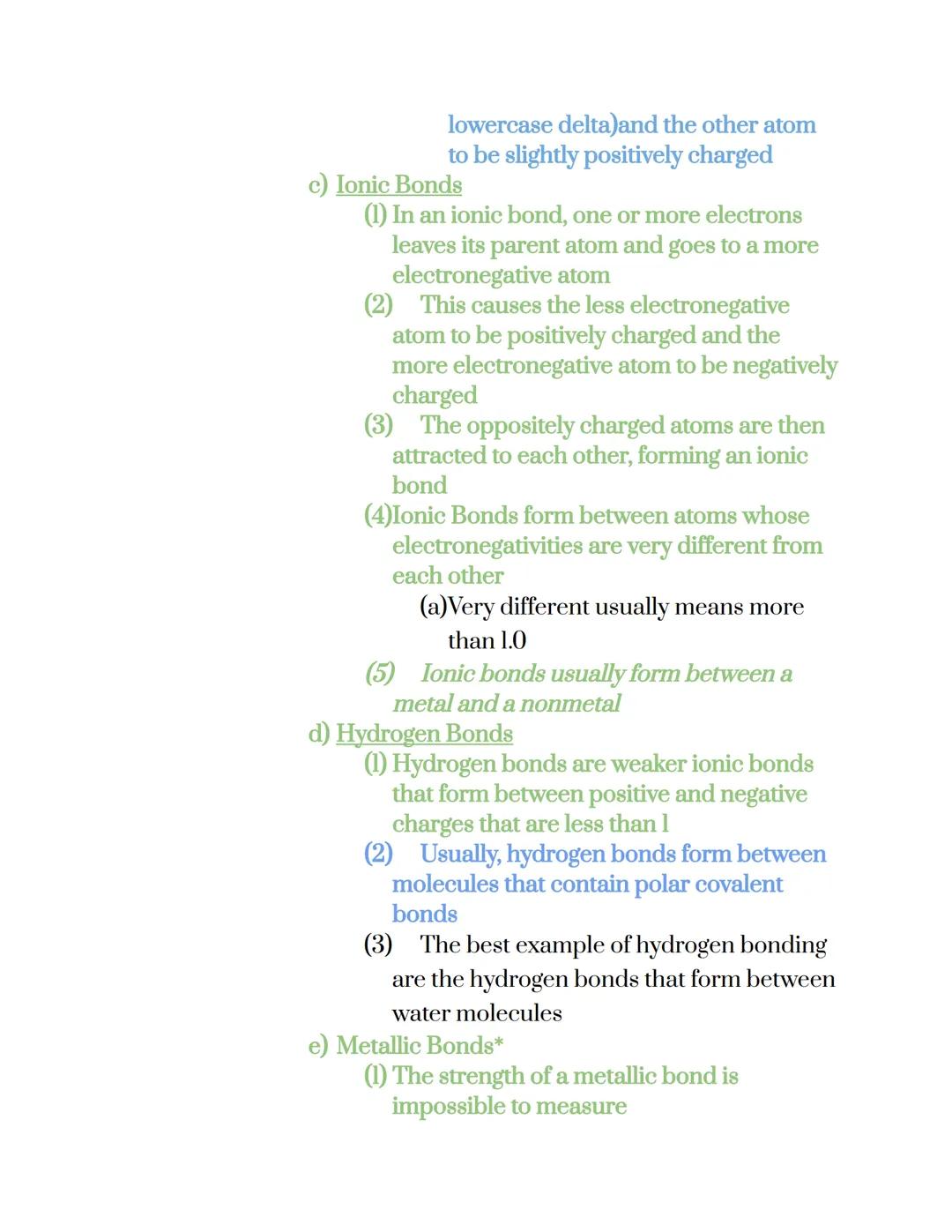 Chemical Bonds Notes
I. Atoms vs. Molecules
A. An atom acts as a single particle of matter.
B. A molecule is a small structure made up of se
