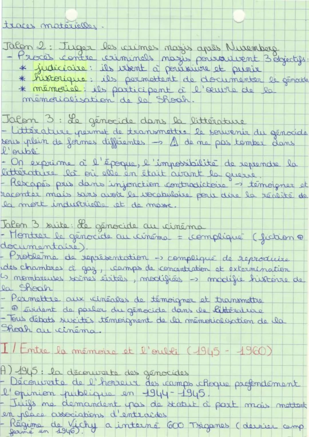 FICHE 117

HGGSP THEME
HISTOIRE ET MÉMOIRE
Objet introductig: Histoire et mémoire, histoire et
justice

Problematique: Quels rapports la mém