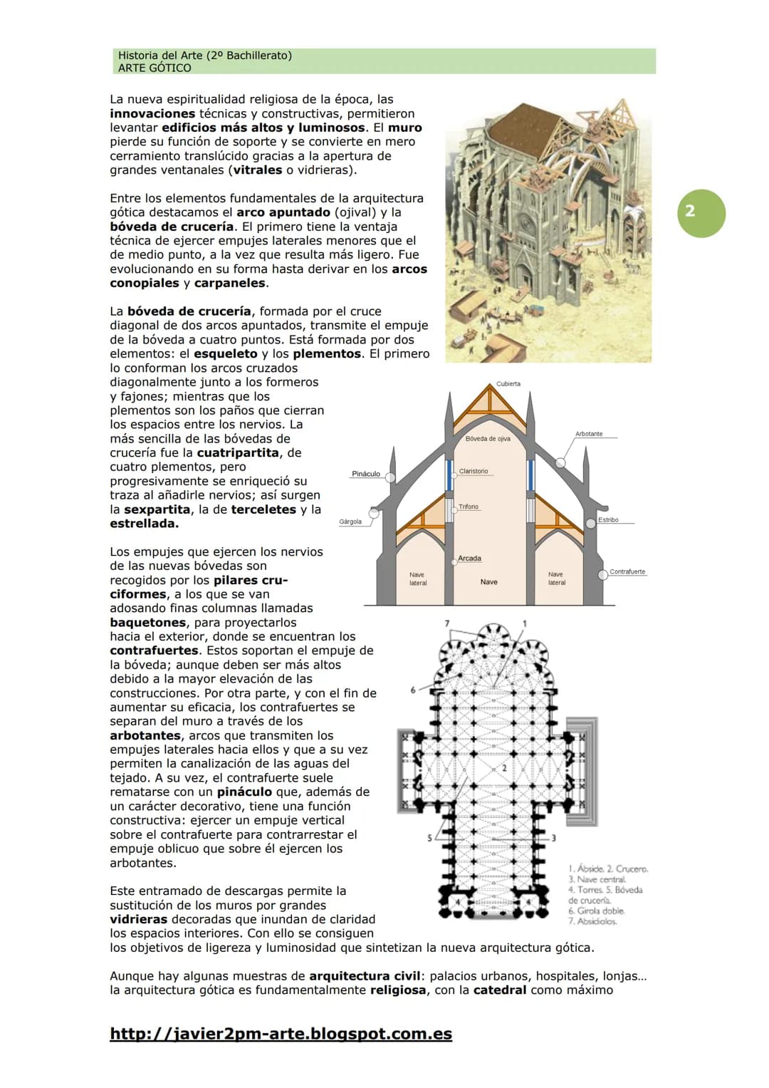 Historia del Arte (2º Bachillerato)
ARTE GÓTICO

Arte Gótico
Arte 8

Durante el siglo XII tuvo lugar un crecimiento notable de la población 