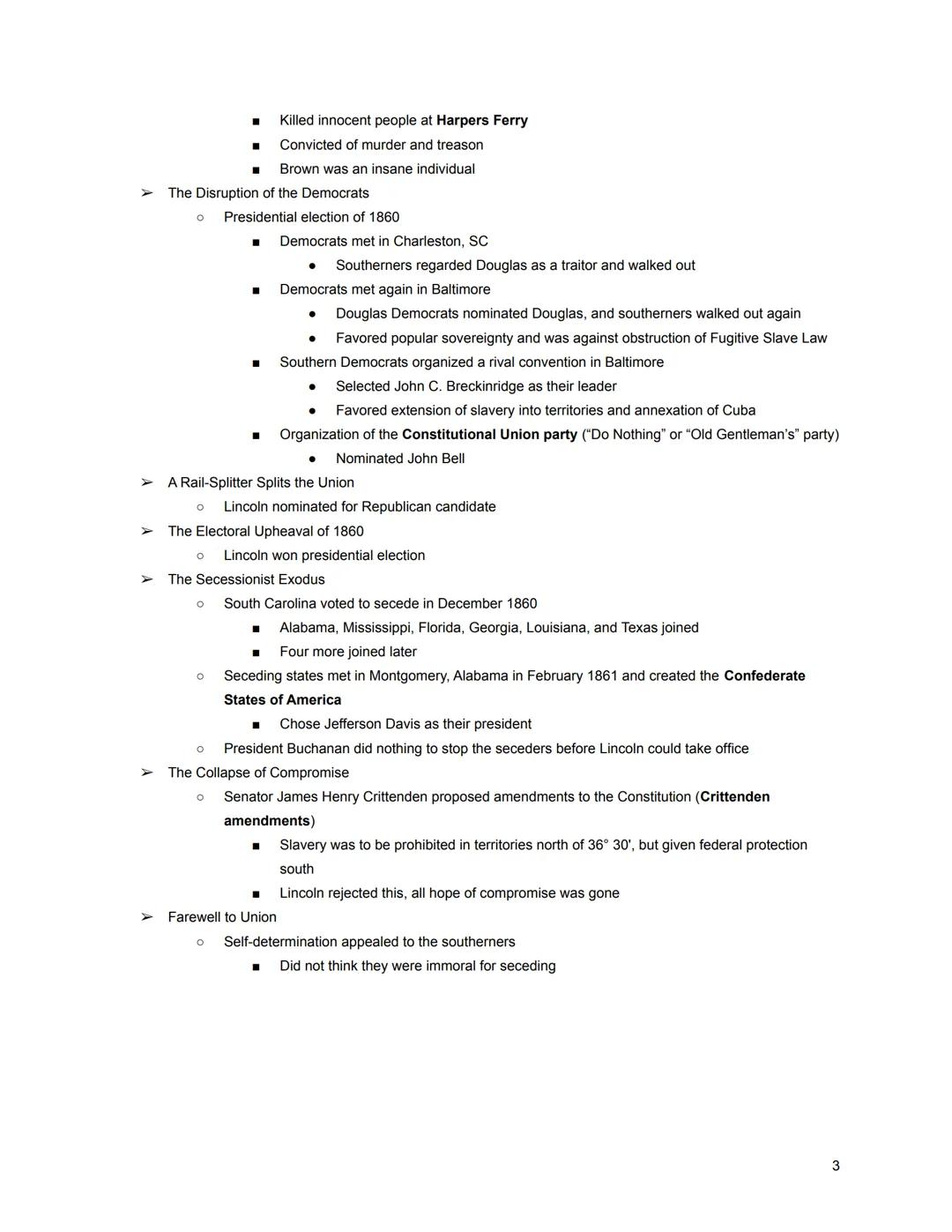 AP US History
Chapter 19: Drifting Toward Disunion, 1854-1861

Stowe and Helper: Literary Incendiaries
*   Harriet Beecher Stowe published *