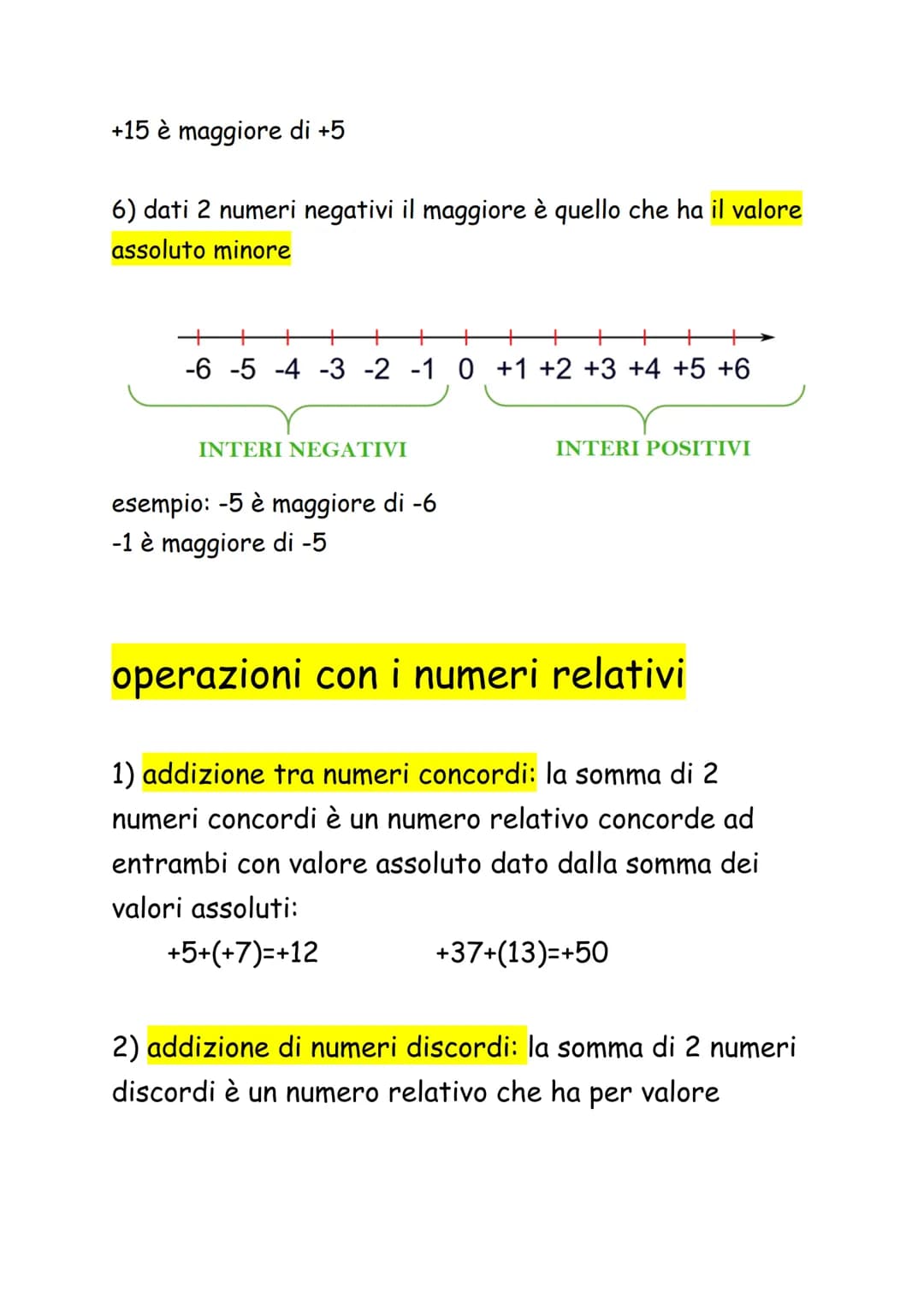 # i numeri relativi

i numeri relativi sono un insieme di numeri preceduti dal segno +
e - (positivo +, negativo -).

caratteristiche dei nu