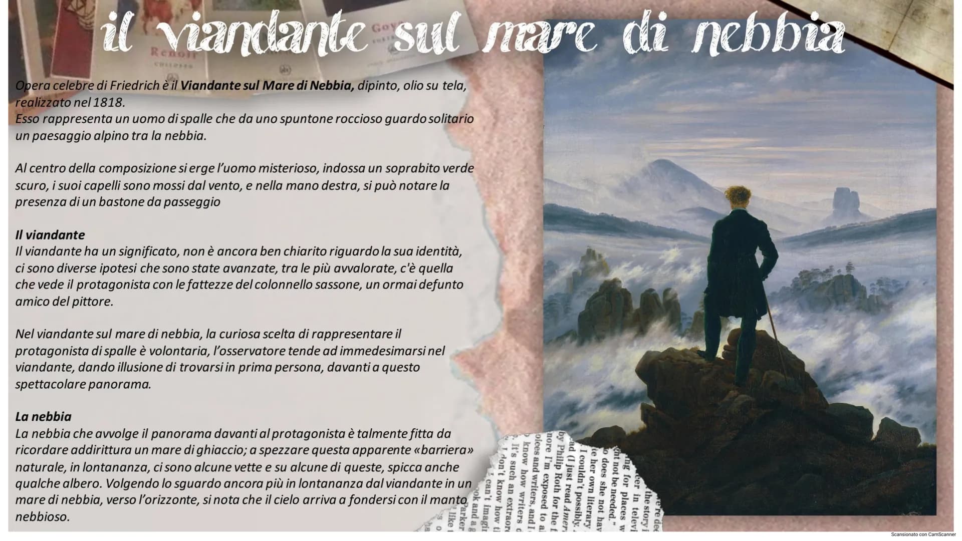 Il viandante sul mare di nebbia
e la concezione della natura nel romanticismo

Scansionato con CamScanner # la natwa nel romanticismo

Il ro
