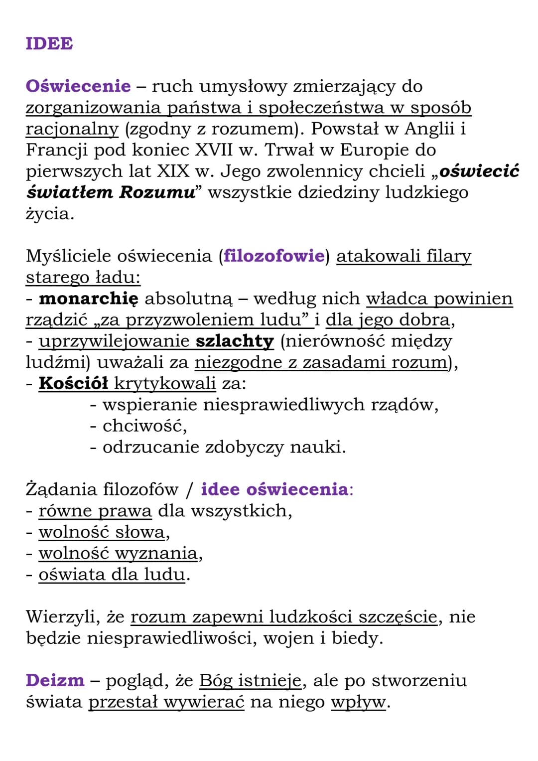 # Oświecenie w Europie

Do XVIII w. w większości państw Europy panował stary
ład (porządek).

Filary starego ładu:

- monarchia absolutna,
-