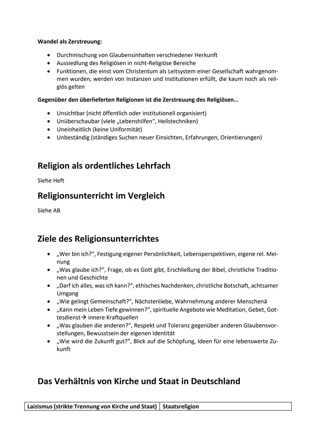 Reli Klausur 11/1

# 1 Religion

## Definition Brockhaus:
Religion ist das (an Gott) gebunden sein, doch auch die gewissenhafte Beachtung de