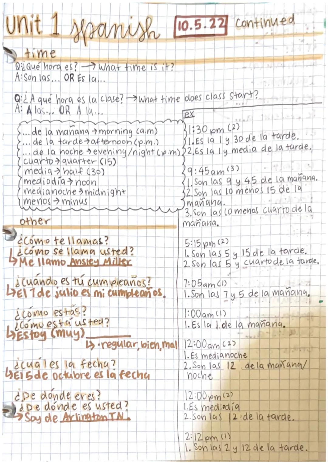 # Unit 1 spanish 10.5.22

Vocabulary

AM

The school-la escuela, las escuelas, una escuela, unas escuelas
The young person (male)- el joven,