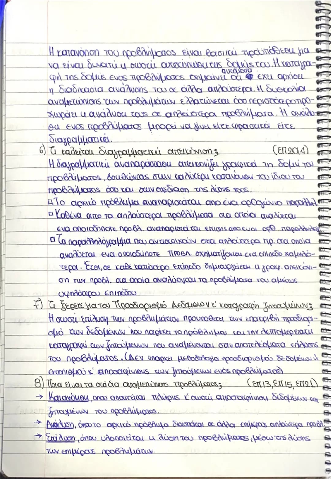 # 1° Κεφάλαιο

(ESTI 2006)

1) Τικαλείται πρόβλημα;

Εννοείται μια κατάσταση η οποία χρήζει αντιμετώπισης, απαιτεί
λύση, η δε λύσητης δεν εί