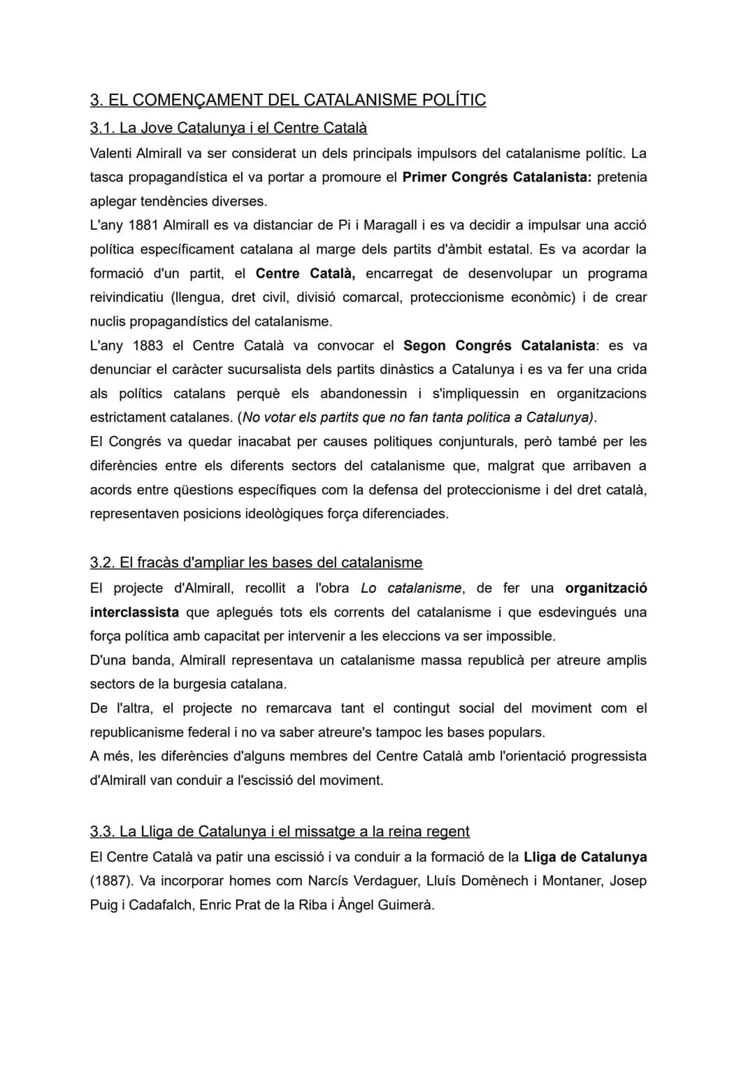 # TEMA 8. ORÍGENS I CONSOLIDACIÓ DEL CATALANISME
(1833-1901)

1. FONAMENTS CULTURALS: LA RENAIXENÇA

La Renaixença va ser un moviment cultur
