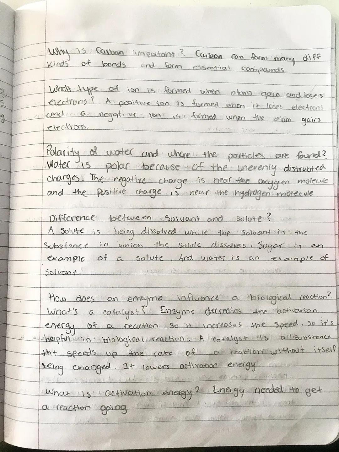 # Chapter 1-10 Notes

Biology Midterm Studly Guide
Kyara

What is science? An organized way of gathering and
analyzing evidence about the na