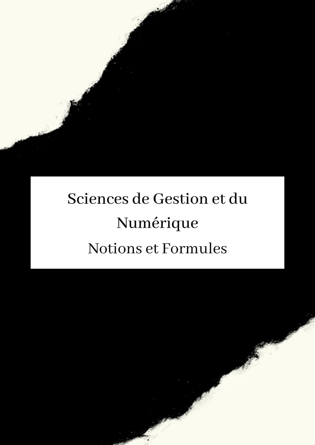Sciences de Gestion et du
Numérique
Notions et Formules # La rémunération et le coût
du travail

## Notions

Salaire horaire de base: il rés