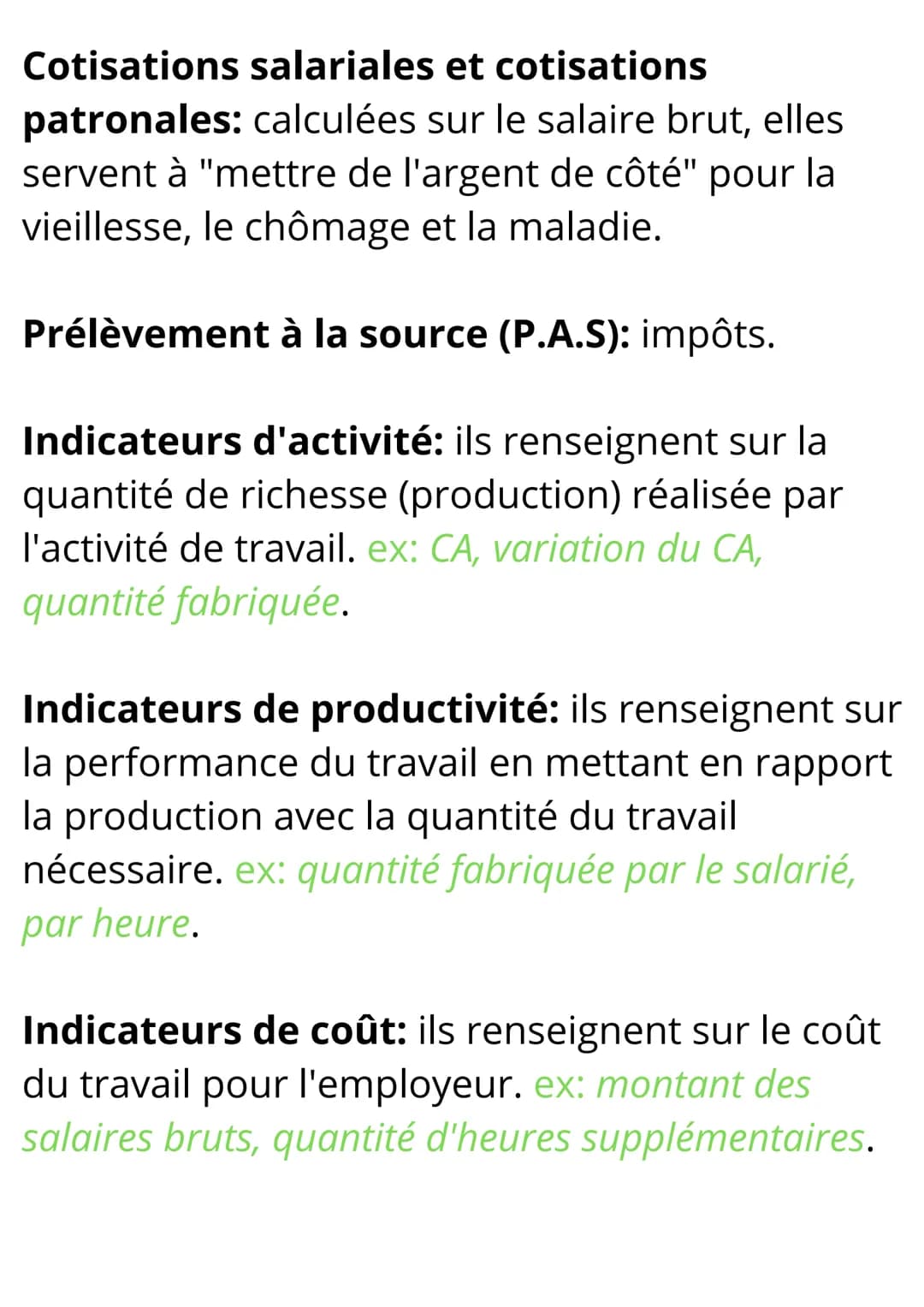 Sciences de Gestion et du
Numérique
Notions et Formules # La rémunération et le coût
du travail

## Notions

Salaire horaire de base: il rés
