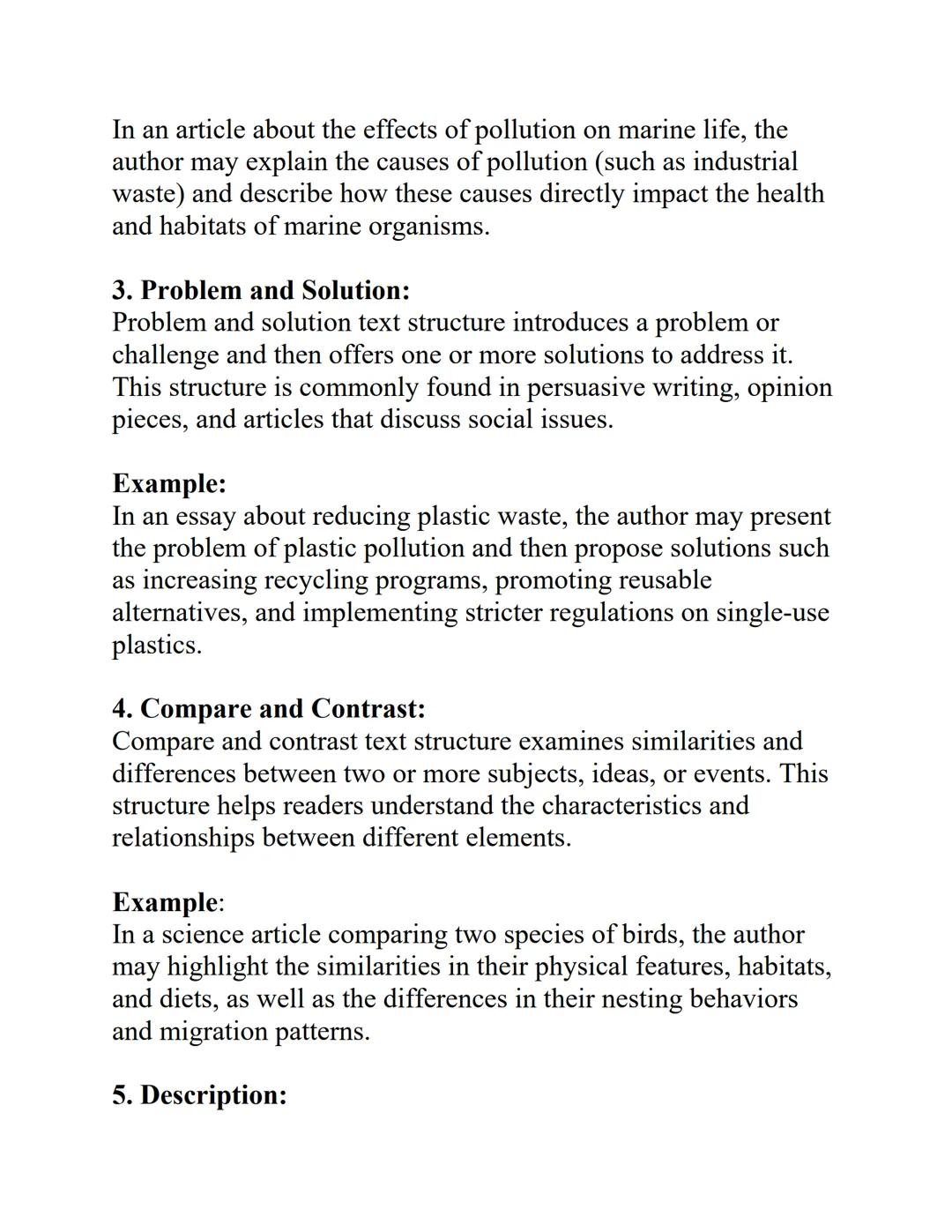 Study Note: Text Structure

Grade 7

Introduction:
Text structure refers to the way a piece of writing is organized.
Understanding text stru