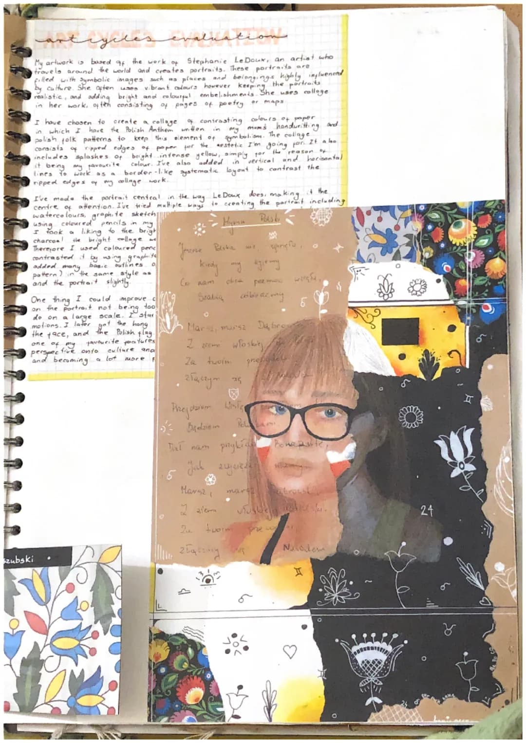 # Stephanie

LE DOUX

(and Maud Villaret's collaboration)

Stephanie Le Doux is known for her portraits and
travel journals in which she doc