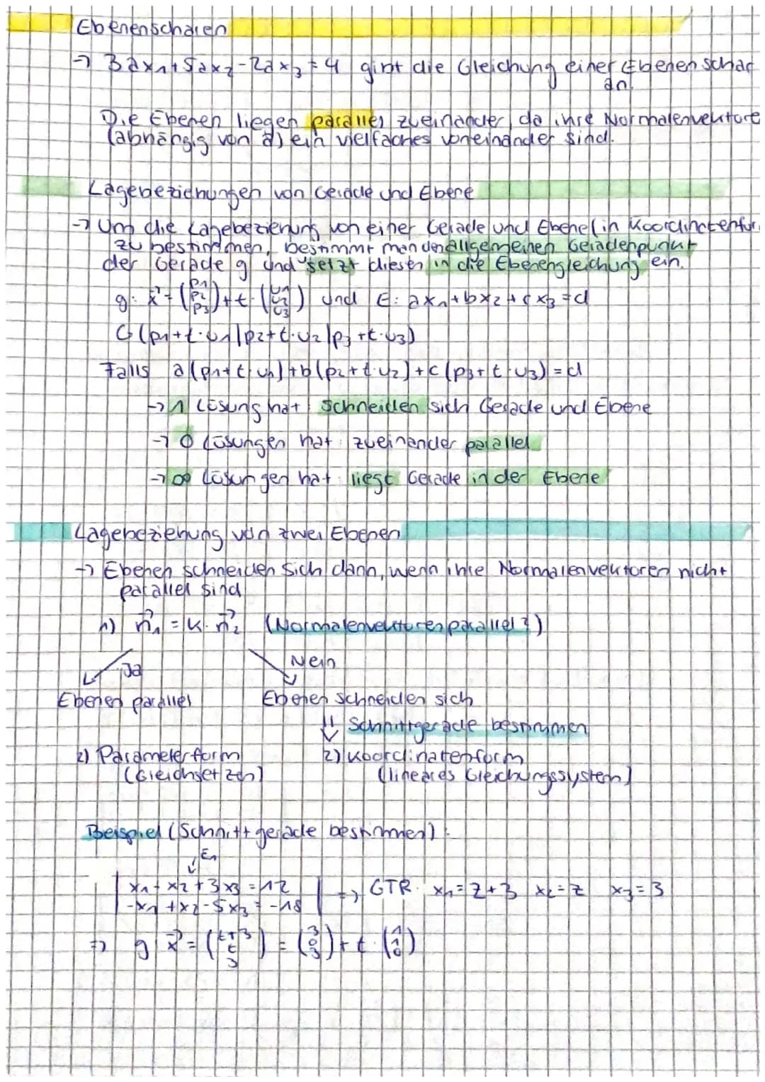 GERADEN

Vorwissen (Punute und Ventoren im Raum)
→ Abstand zweier Punute A(a₁a₂a₃) und B(b₁b₂b₃)
$AB = \sqrt{(b₁-a₁)²+(b₂-a₂)²+(b₃-a₃)²}$
→ 