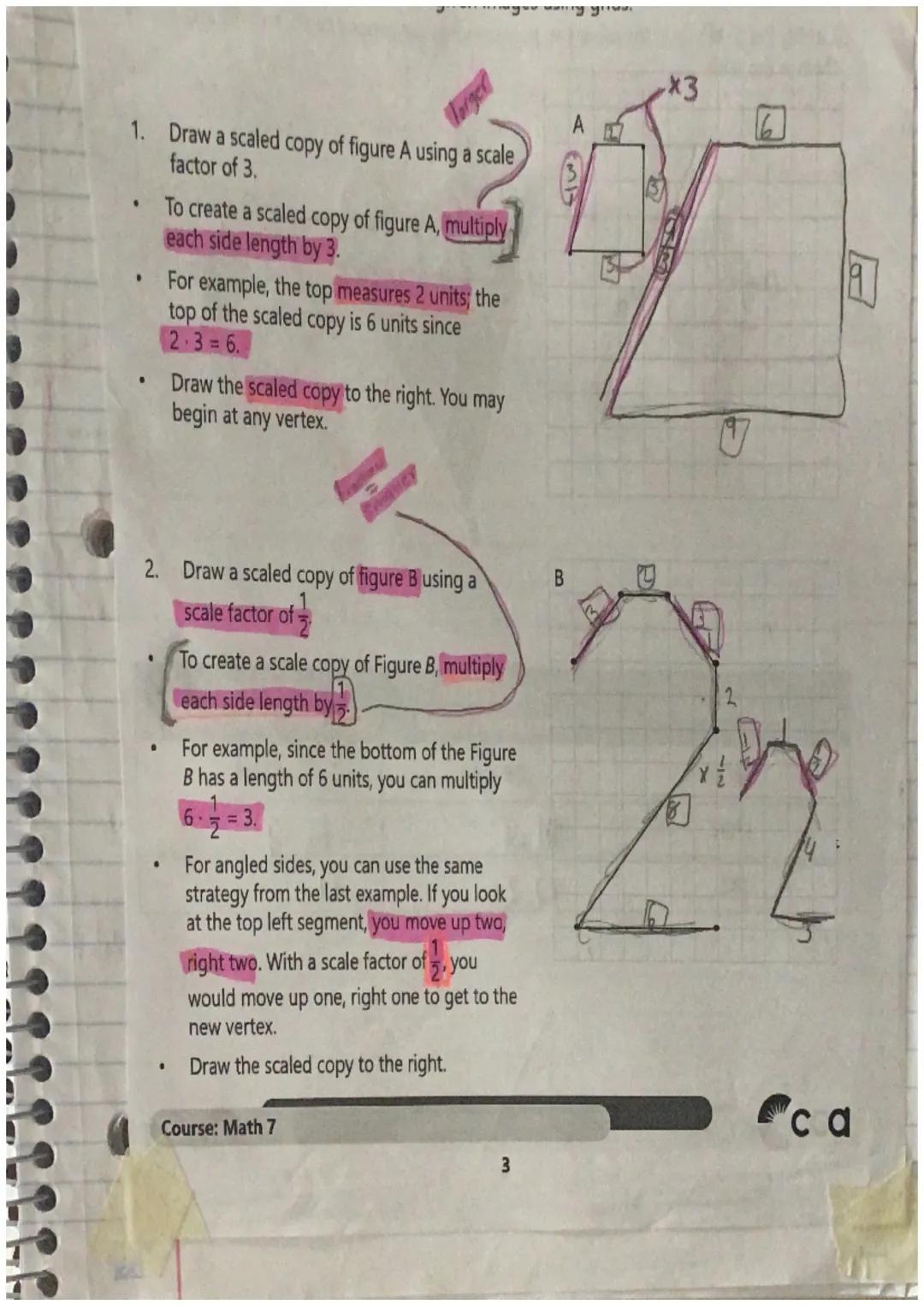 Sept
7

- Math Uurt ONE -

- Sealed Copies -

What Specific information do you look
For When determoning. 16 something
a Scaled copy?

A Sca