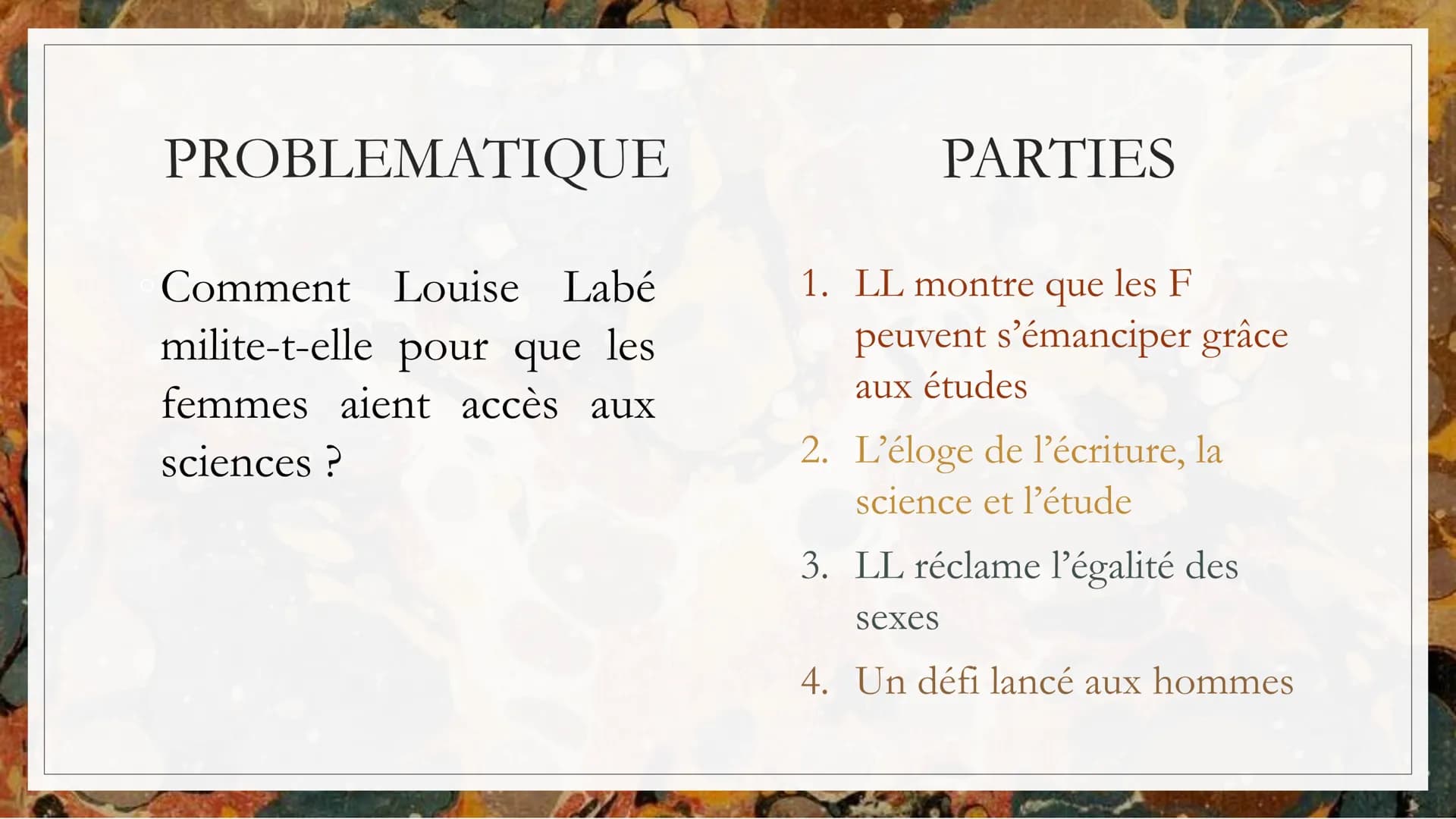 # ÉPITRE

DICATOIRE À

MADEMOISELLE

CLÉMENCE DE

BOURGES

Auteur: Louise Labé

Date: 1555

Mouvement littéraire :
Humanisme

Parcours: Ecri