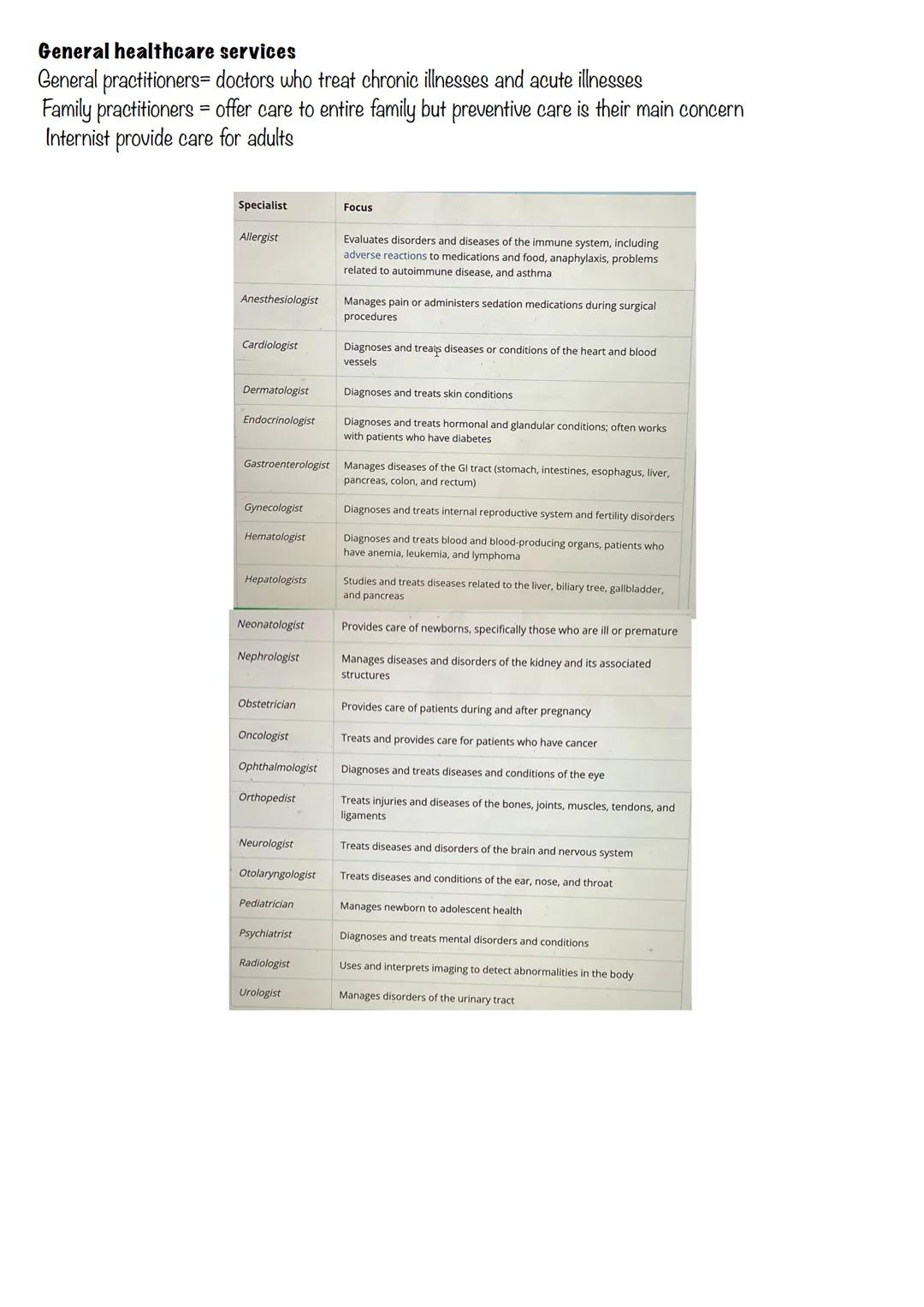 # Module
1

Patient education
Reasons for not seeing specialist can include misunderstanding,
lacking clear coordination of care, cost, sche