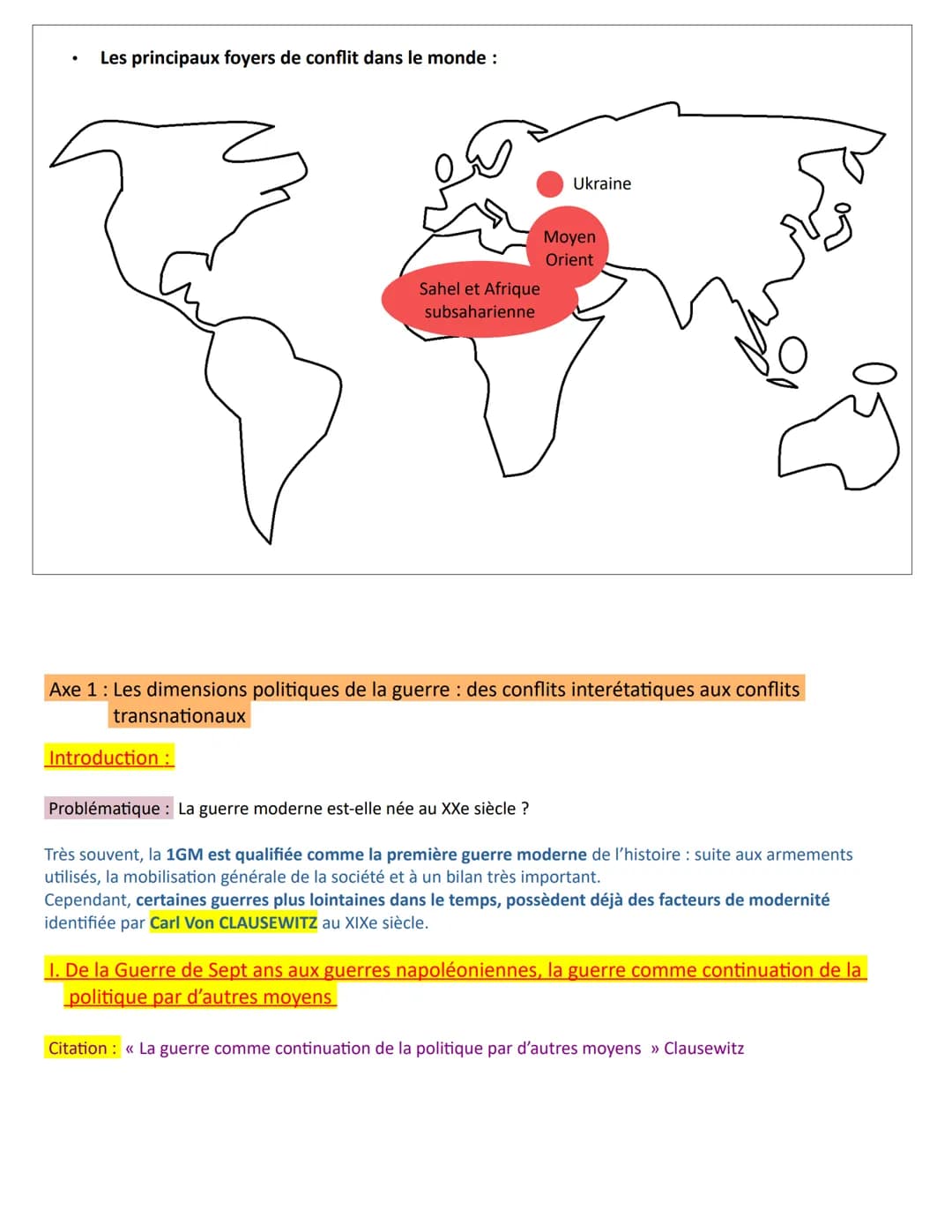 Thème 1: Faire la guerre, faire la paix: formes de conflits et modes de résolution

Introduction: au thème 1

Introduction: définition et ty