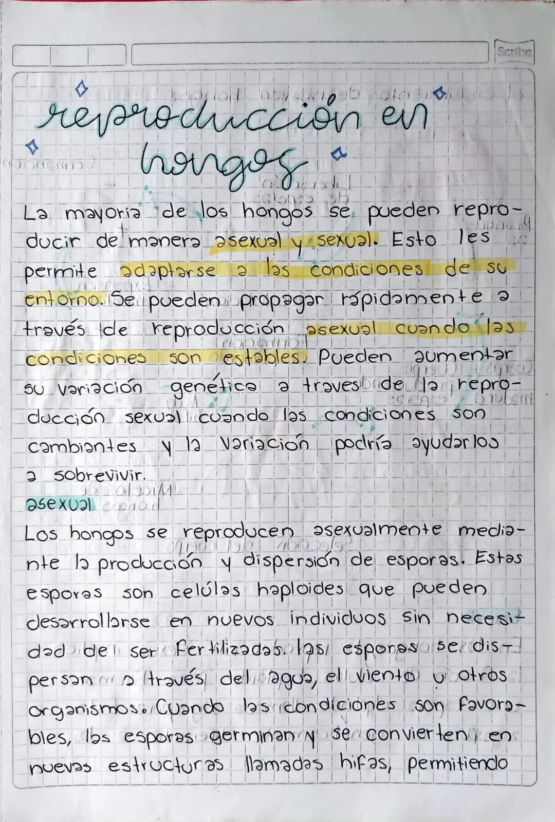27000/23-3/Oct/23 Mateng: Biologia"
Scribe
# reproduccion
* en seres vivos
No se pueden reproducir
diferentes especies,
debido a que no tien
