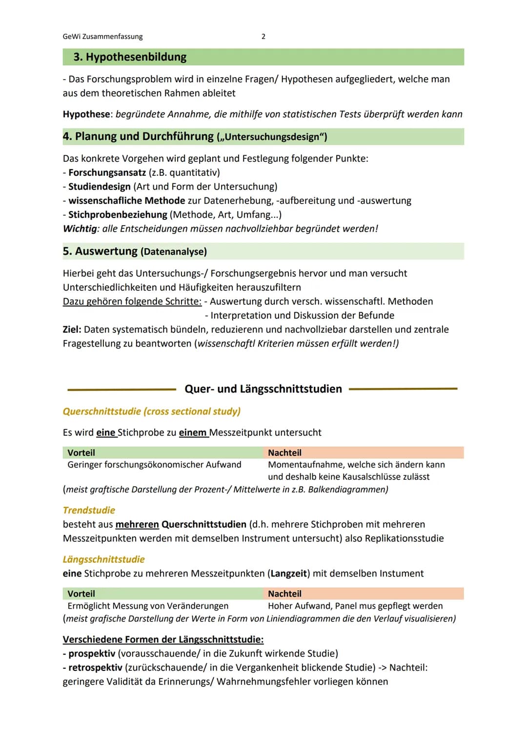 GeWi Zusammenfassung

1

Lernbereich 1: Wissenschaftlich arbeiten

Was ist Wissenschaft?

Wissenschaft (als Lehre)

Forschung (als Prozess)
