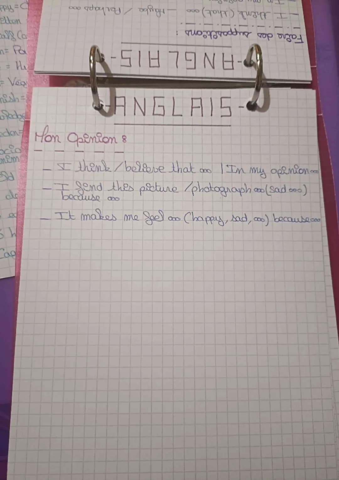 # ANGLAIS

Présenter un document en Anglais &

Type de document:

Une peinture = a painting

Une affiche de Film = a movie poster

Une PUB= 