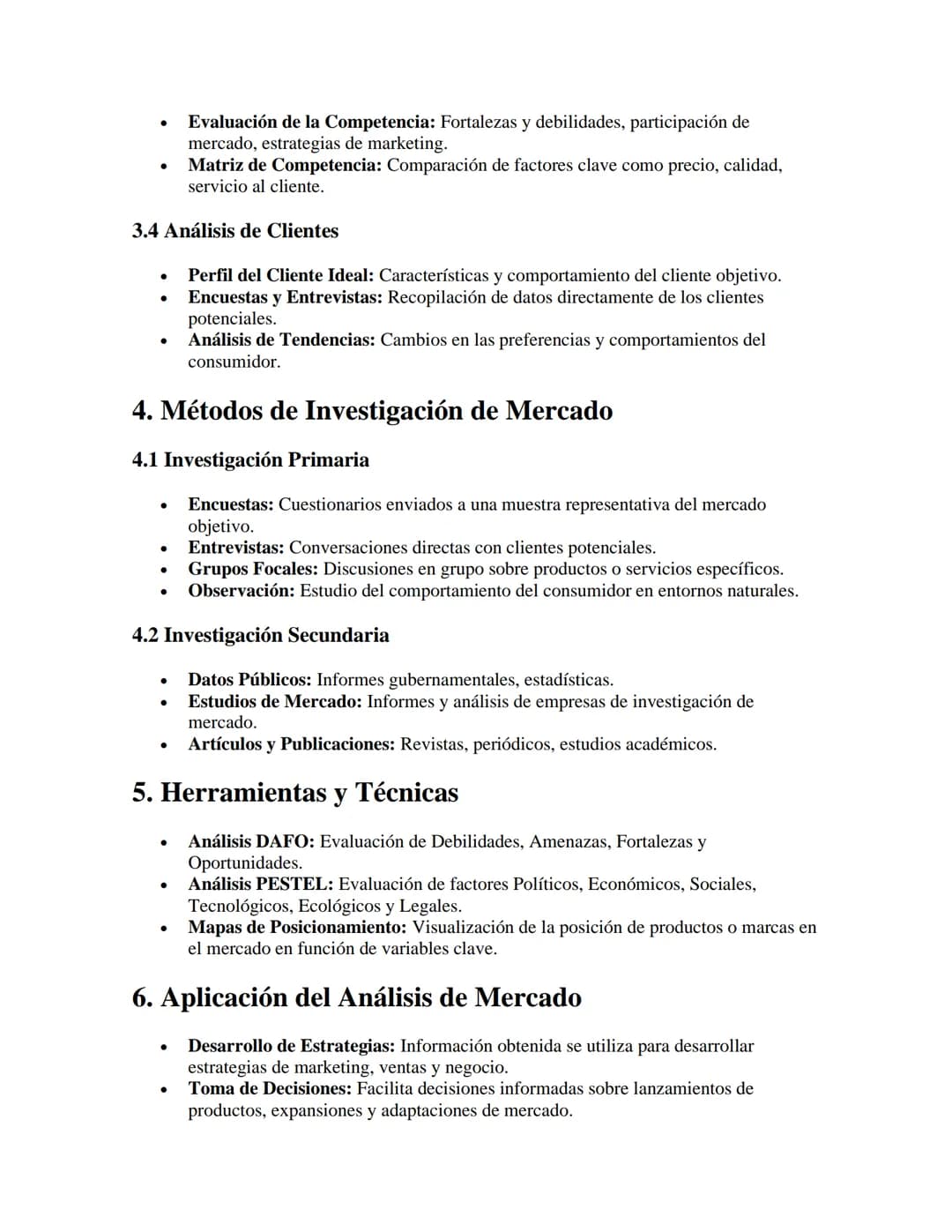 # Análisis de Mercado

APUNTES//

1. Definición

*   Análisis de Mercado: Proceso de evaluación de un mercado específico para
    comprender