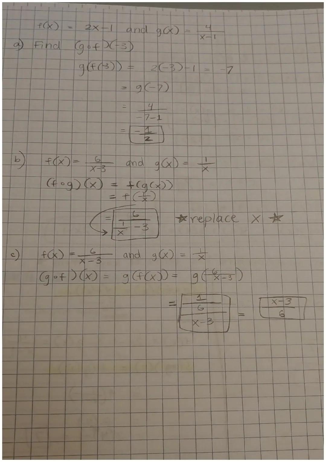 3.5 Operations on Functions

Sum of f+g:
(f+g)(x) = f(x) + g(x)

condensed seperated
form form

1/26/23

f(x) = 2x + 3 g(x) = 4x+1
combine e