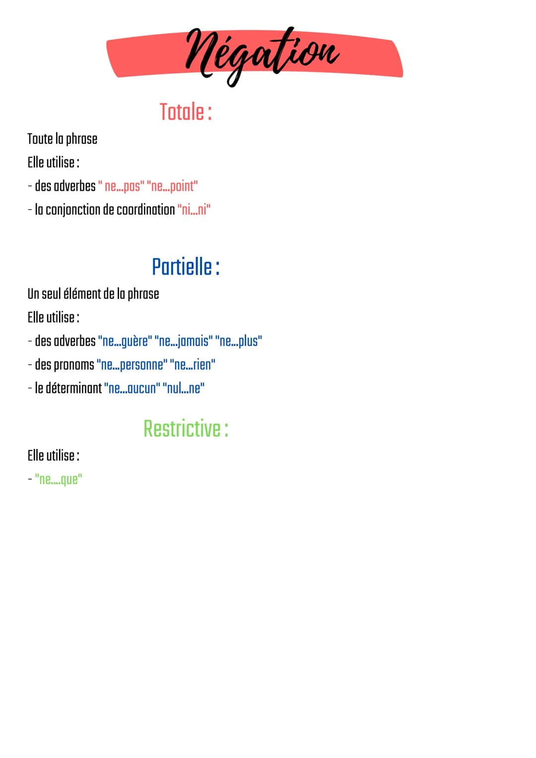 # Propositions subordonnées

## Subordonnée complétive:

Je pense que tu as pour Je pense quoi ?
Il faut que tu partes Il faut quoi ?
Elle d