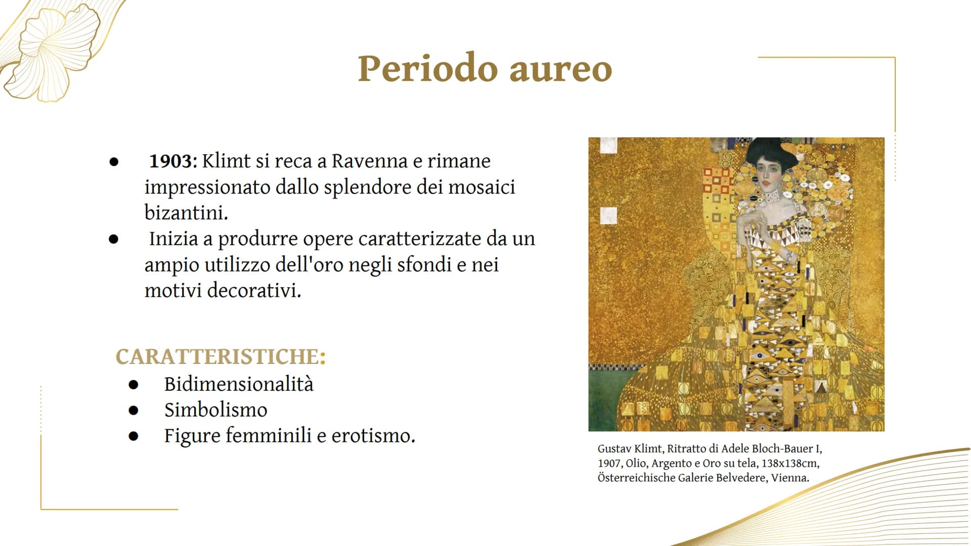 # KLIMT

e la

# Secessione

# Viennese

ABDELRAHMAN AYA & MARINA ELENA # La Secessione Viennese

- Alla fine dell'Ottocento Vienna è tra i 