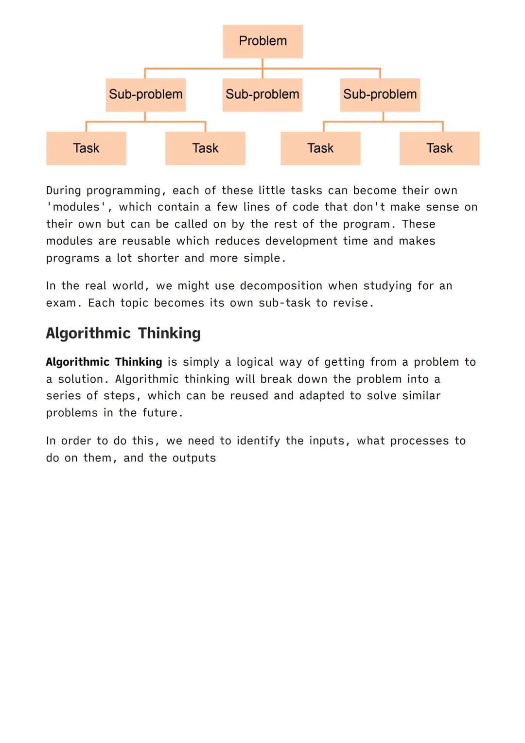 ## 2.1.1 Computational Thinking

| Computing MOC

## Principles of Computational Thinking

Computational thinking is the process of finding 