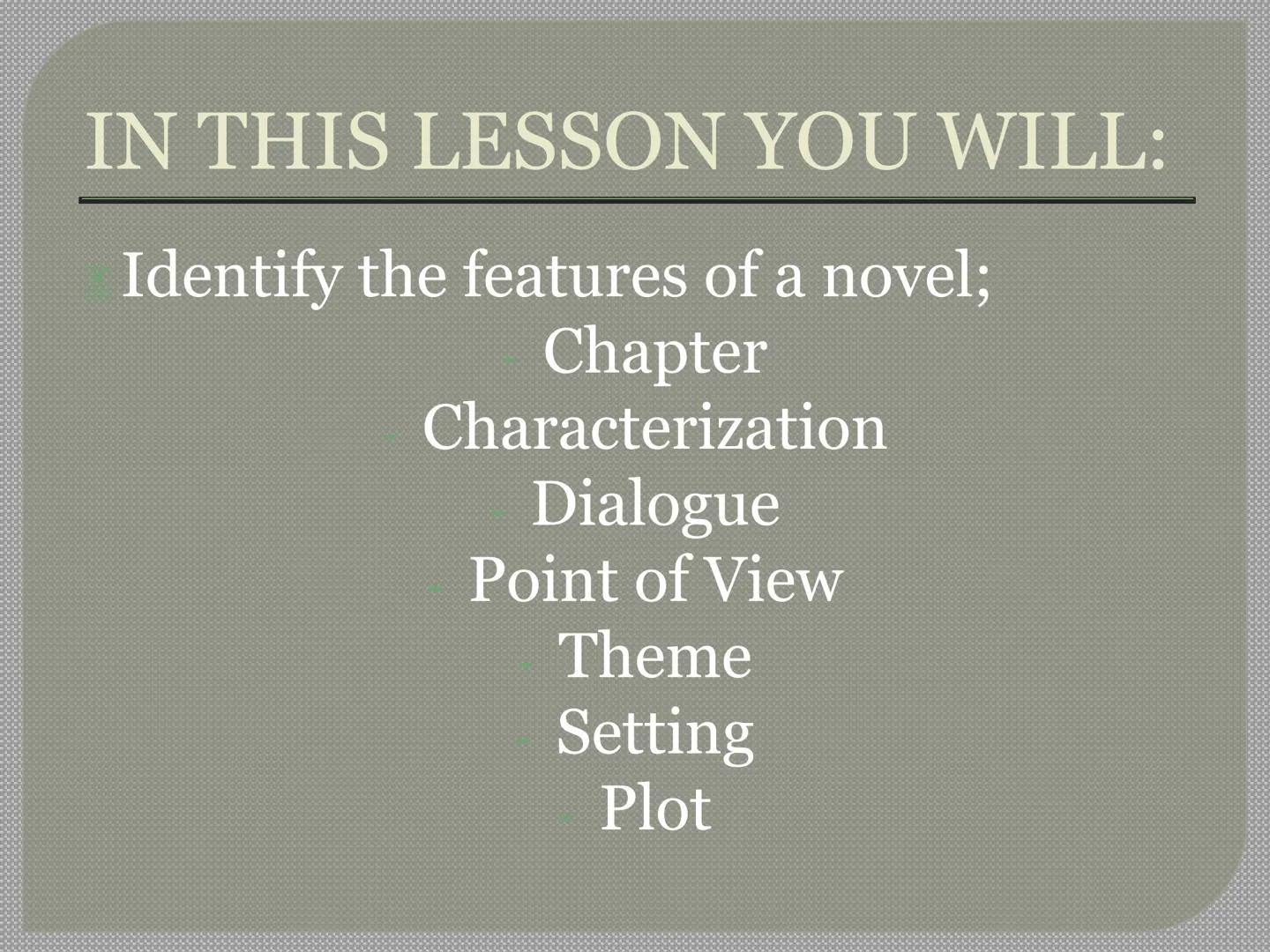 # PROSE

https://www.slideserve.com/Angga26/prose-powerpoint-ppt-presentation#google_vignette IN THIS LESSON YOU WILL:
- Identify the featur