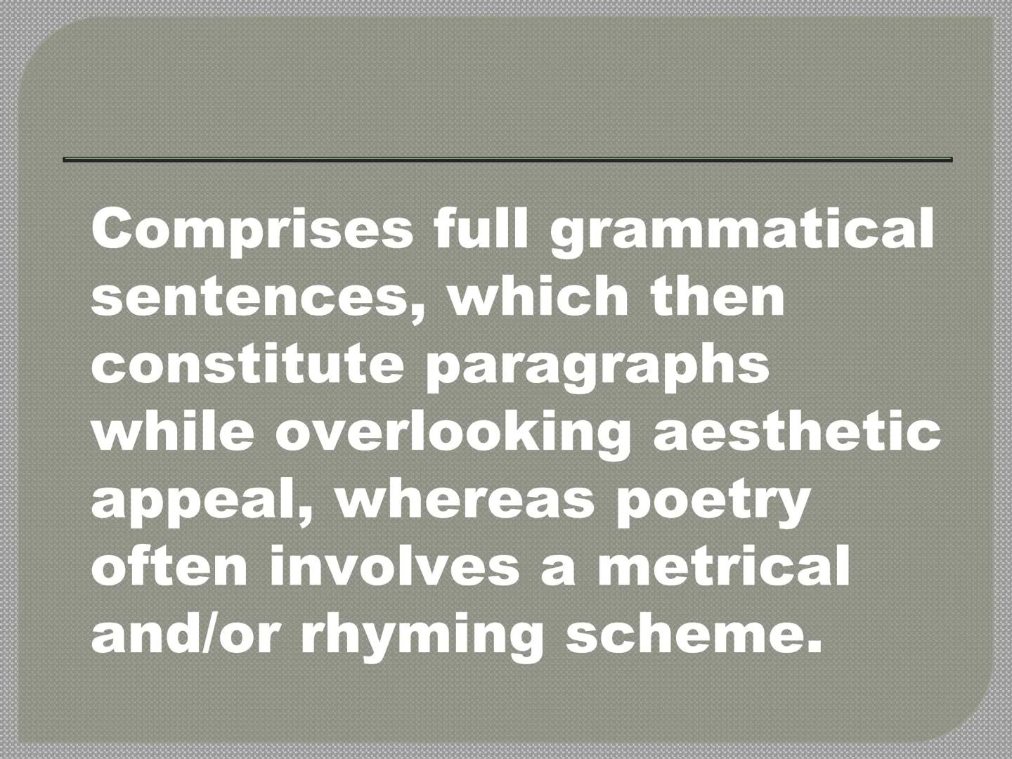 # PROSE

https://www.slideserve.com/Angga26/prose-powerpoint-ppt-presentation#google_vignette IN THIS LESSON YOU WILL:
- Identify the featur