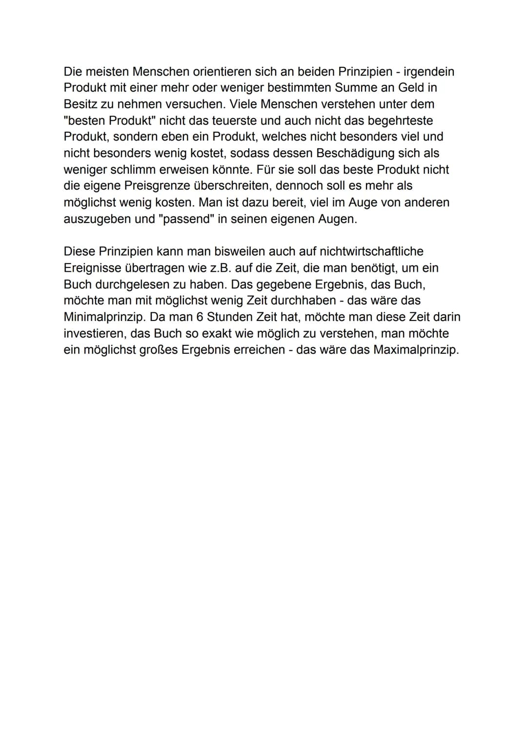 # DER MENSCH MUSS WIRTSCHAFTEN!

Was heißt eigentlich "wirtschaften" und welche Bedeutung hat es?

Wirtschaften heißt planvoll wählen bzw. m