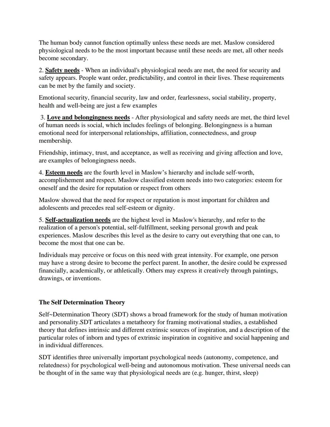 
<p>A motive is a stimulus that moves a person to behave in ways designed to carry out a specific goal. These motives are considered theoret